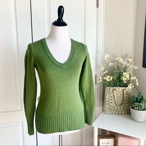 Vintage Old Navy Lambswool Blend Vneck Sweater - Picture 2 of 14